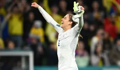 Catalina Pérez, portera titular de la Selección Colombia femenina. 