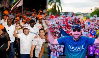 Dumek Turbay y Yamil Arana.