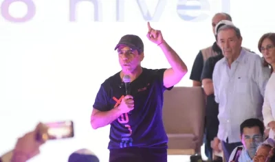 El candidato a la Alcaldía de Barranquilla, Alex Char.