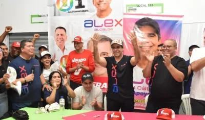 El candidato a la Alcaldía de Barranquilla, Alex Char.