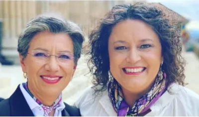 Claudia López y Angélica Lozano.