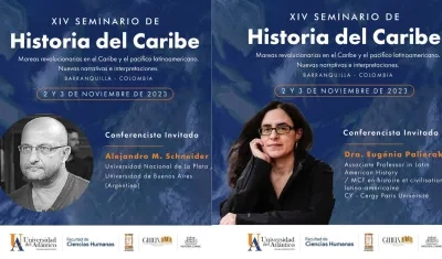 Alejandro M. Schneider y Eugenia Palieraki, conferencistas invitados.