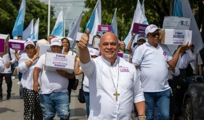 El candidato José Alfredo 'El Cura' Ordóñez.