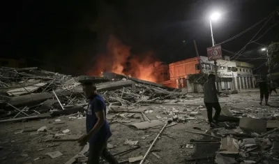 Imagen de los daños por la guerra.