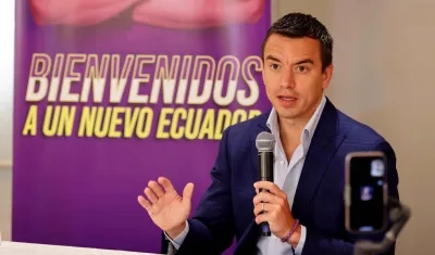 Daniel Noboa, nuevo presidente de Ecuador. 