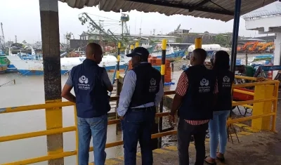 Funcionarios de la Defensoría en el Chocó.