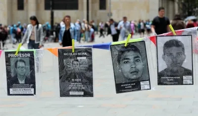 Líderes sociales asesinados.