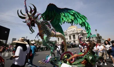 Desfile de alebrijes en México.
