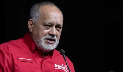 Vicepresidente del Partido Socialista Unido de Venezuela (Psuv) y número dos del chavismo, Diosdado Cabello. 