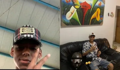 Manuel Antonio Domínguez, una de las víctimas mortales, y Juan Camilo Martínez, uno de los heridos.