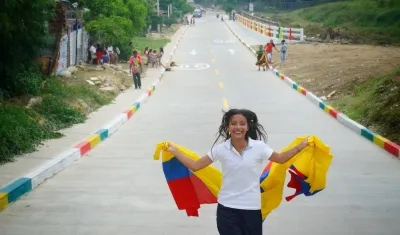 Entrega de pavimento en Lipaya