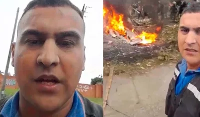 Diego Osorio pidiendo oración por el accidente presentado en Cali.