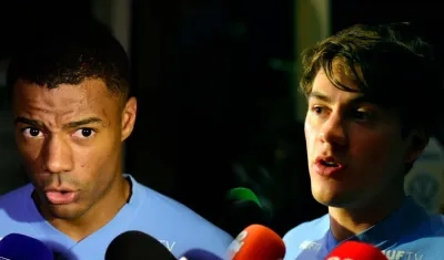 Facundo Pellistri y Nicolás De la Cruz. 