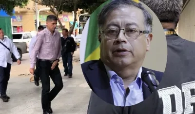 Fiscal Burgos y Gustavo Petro