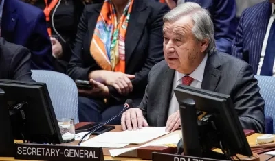 El secretario general de la ONU, António Guterres.