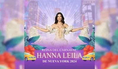 Hanna Leila, Reina del Carnaval de Barranquilla en Nueva York