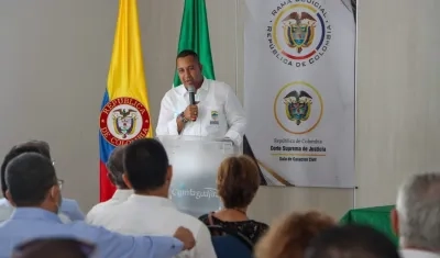 Alcalde de Riohacha, José Ramiro Bermúdez Cotes.