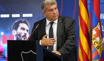 El presidente del Barcelona, Joan Laporta.