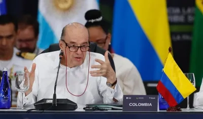 Álvaro Leyva Durán, canciller de Colombia.
