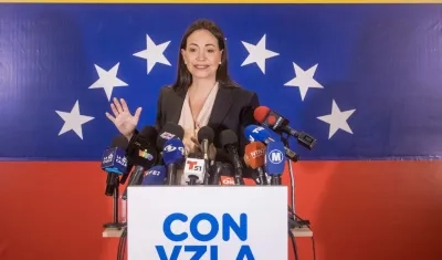 La exdiputada María Corina Machado.