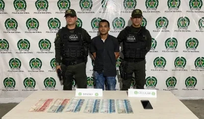 Captura en flagrancia por extorsión en el municipio de Malambo.