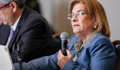 Margarita Cabello en la reunión de Seguimiento Electoral