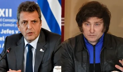 Sergio Massa y Javier Milei