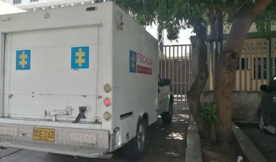 El cuerpo de Luis Carlos Ortiz fue llevado por el CTI a Medicina Legal. 