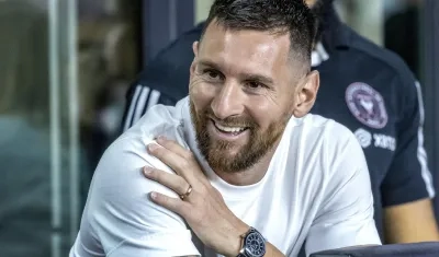 Lionel Messi en el más reciente partido del Inter Miami.