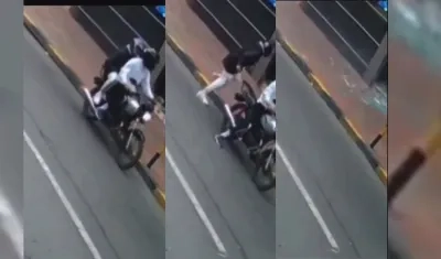 Motorizados lanzaron granada en motel de Bogotá.