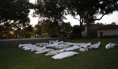 Imagen de los muertos en Israel.