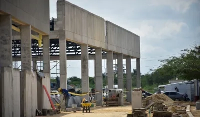 Obras del Mercado del Río. 