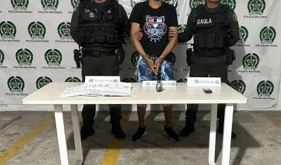 Capturan a presunto miembro de 'Los Costeños' en el barro San Roque