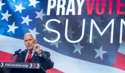 El exvicepresidente de Estados Unidos Mike Pence.