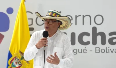 El Presidente de la República, Gustavo Petro.