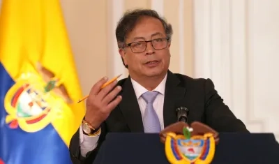 El Presidente Gustavo Petro.