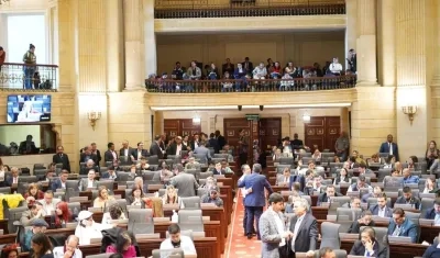 Plenaria de la Cámara de Representantes.