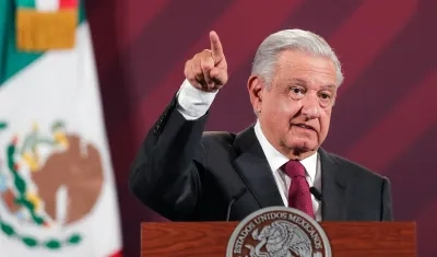 Presidente mexicano Andrés Manuel López Obrador. 