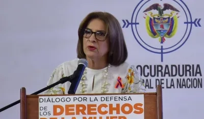 La Procuradora General de la Nación, Margarita Cabello.