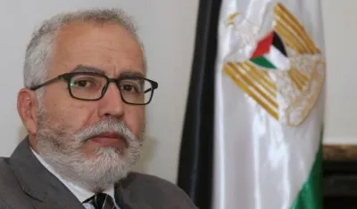Raouf Almaki, embajador de Palestina en Colombia.