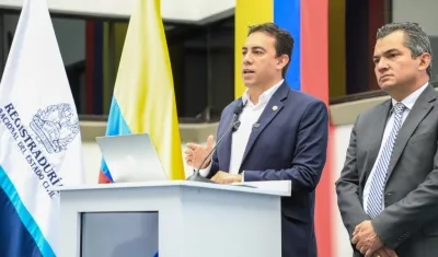 Alexander Vega Rocha, registrador nacional del Estado Civil.