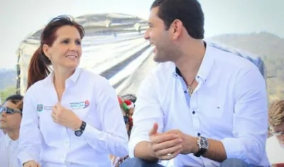 Rosa Cotes y Luis Miguel 'Mello' Cotes, exgobernadores del Magdalena.