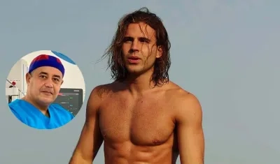 Cirujano colombiano Edwin Arrieta y su asesino Daniel Sancho.