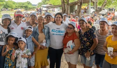 Alcira Sandoval, candidata a la Alcaldía de Soledad.