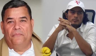 Samuel 'Santa' Lopesierra, 'El Hombre Marlboro' y Nicolás Petro Burgos.