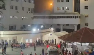 Imagen del Hospital Shifa de Gaza.