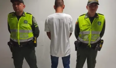 Juan Pablo Aragón Rojas, capturado.