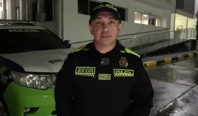 Teniente Coronel Óscar Olarte. 