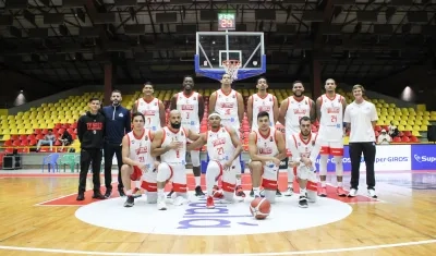 Titanes de Barranquilla en su más reciente partido de liga.