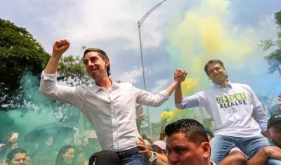 Juan Carlos Upegui y Daniel Quintero Calle.